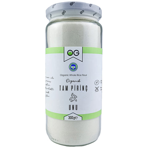 Organik Tam Pirinç Unu 300 Gr