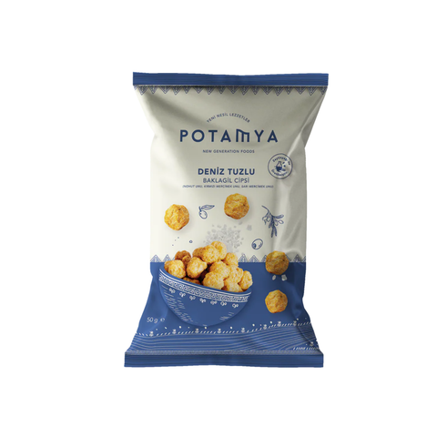 Zeytinyağlı Deniz Tuzlu Baklagil Cipsi 50g